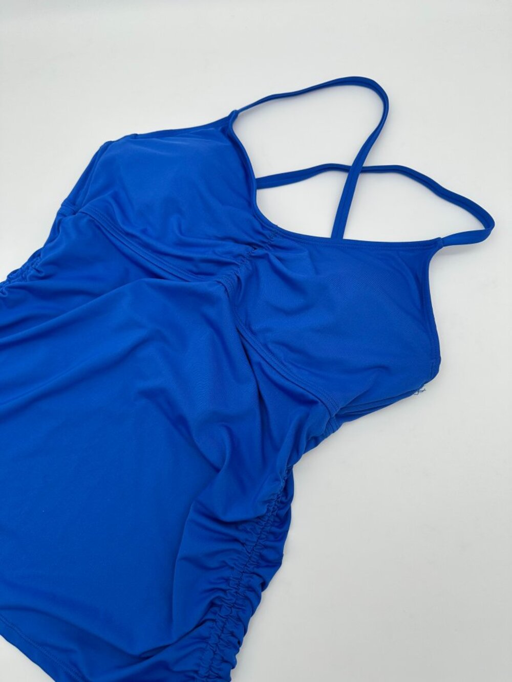 NWOT Carve Designs Women's Camari High Support Underwire Tankini, Size 34D, Blue
